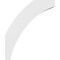 Ekena Millwork 4-in. W x 20-in. D x 24-in. H Thorton Architectural Grade PVC Knee Brace BRCP04X20X24THR - alternate 2